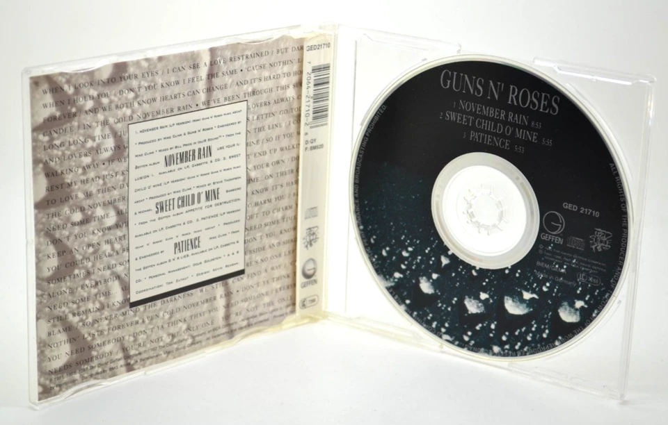 Guns N' Roses - November Rain  (Single CD 1992) - Bild 2 von 2