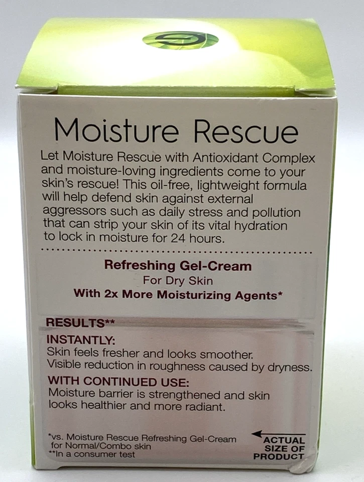 Garnier Skin Active Moisture Rescue Refreshing Gel Cream Dry Face Oil Free 1.7oz - Image 3 of 4
