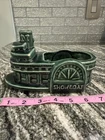 McCoy Vintage Dark Green Showboat Planter 7"x3"x4"