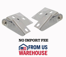63-67 Corvette C2 Hood Hinges Chrome Plated Pair Hd26b 1963-1967