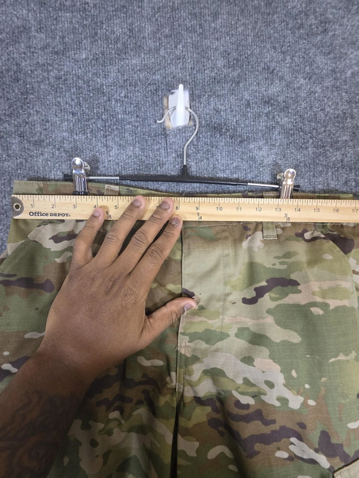 US Army ACU Combat Uniform Pants Mens Medium Short OCP Multicam Ripstop Cargo - Image 3 of 4