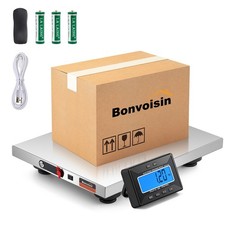 Bonvoisin Bilancia Postale Wireless 300kg/660lb Portata 10m Display LCD Separato