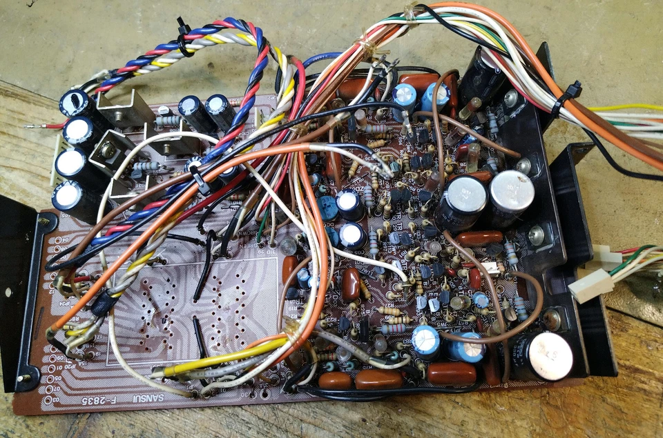 F-2835 Equalizer Amp Board for Sansui AU919,  used, untested - Image 2 of 4