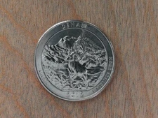 2012 D ATB Denali Quarter Actual Coin # 4