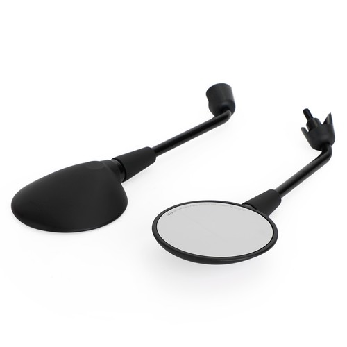 Rear View Mirror PAIR Black For Vespa Primavera 50 125 150 2T 4T Elettrica UE - Picture 5 of 8