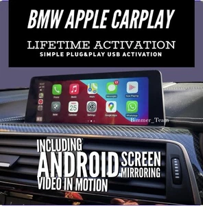 BMW Apple CarPlay Activation Android Mirroring Video In Motion