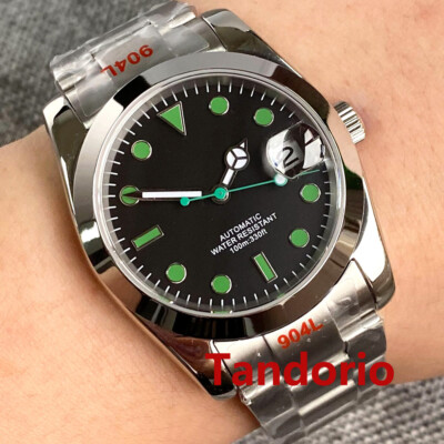 Bliger Polished 36mm/39mm Automatic Men Watch Sapphire Glass NH35A PT5000 Oyster