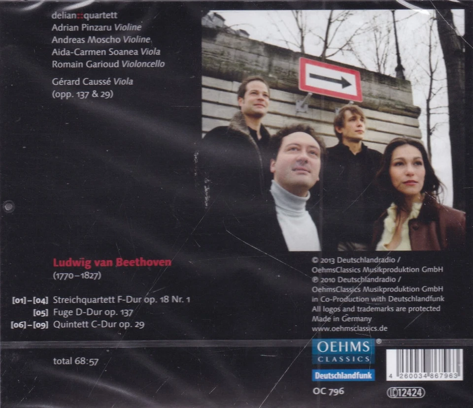 Gérard Caussé, Viola & Delian Quartett - Beethoven   SEALED - Bild 2 von 2