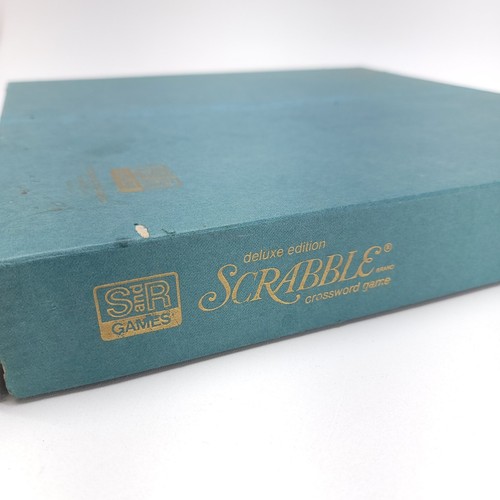 Vintage 1976 Scrabble Deluxe Edition Turntable Board Selchow & Righter INCOMPLET - Picture 11 of 13