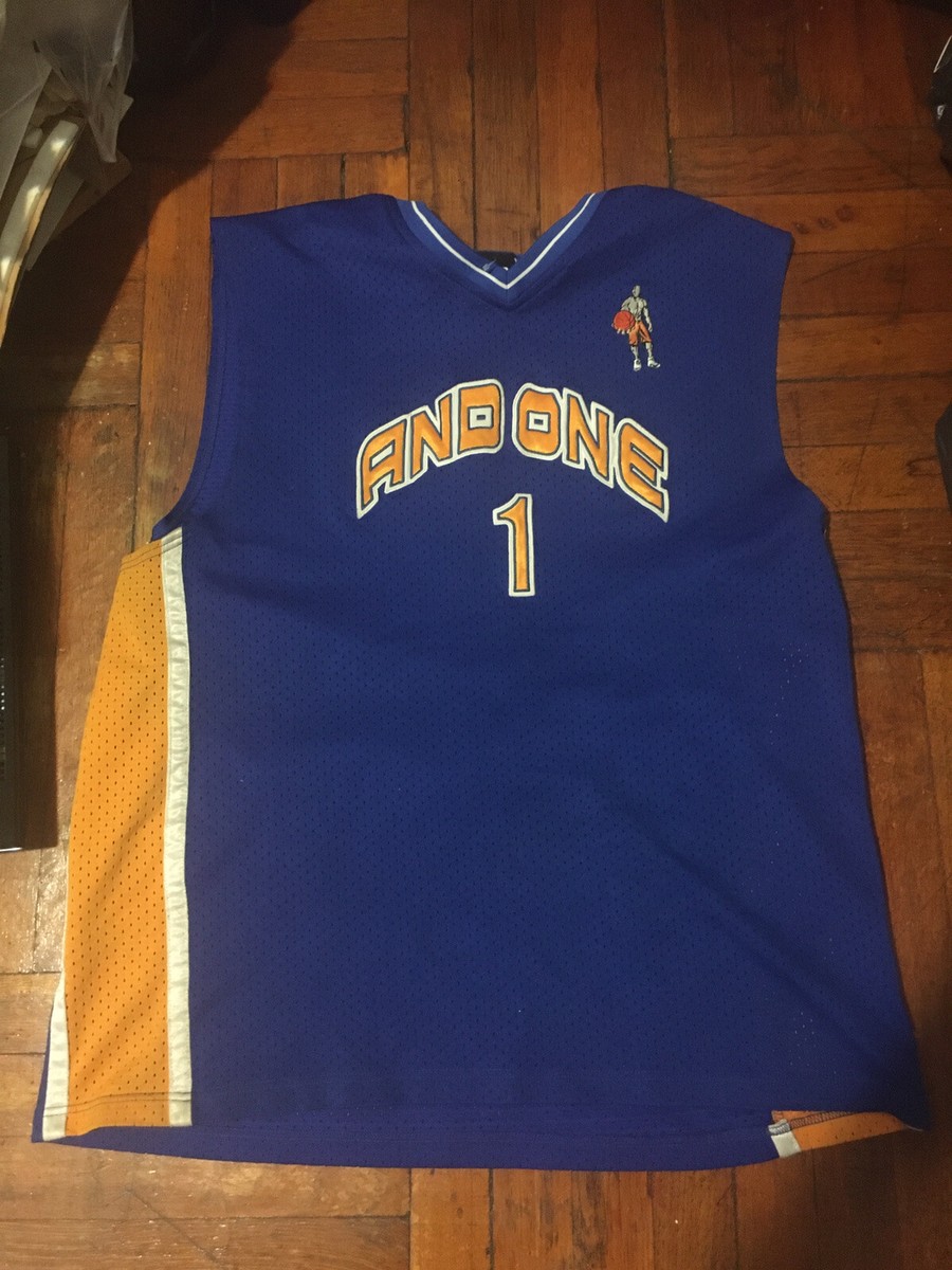 AND1 MIXTAPE TOUR ユニフォーム RARE AUTHENTIC AND1 2006 MIXTAPE TOUR THE PROFESSOR
