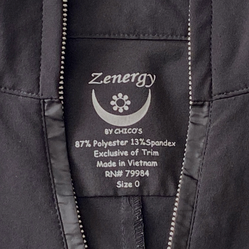 Robe pull noir à capuche Chicos Zenergy taille 0 1/2 zip femme T 4 - Photo 17/19