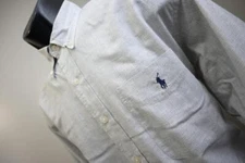Polo Golf Ralph Lauren Dress Shirt Tilden Long Sleeve Plaid Mens Size Medium