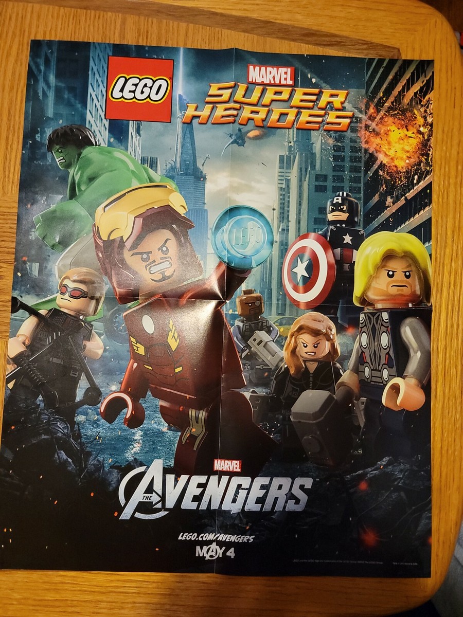 Lego Marvel Avengers Super Heroes Poster 20