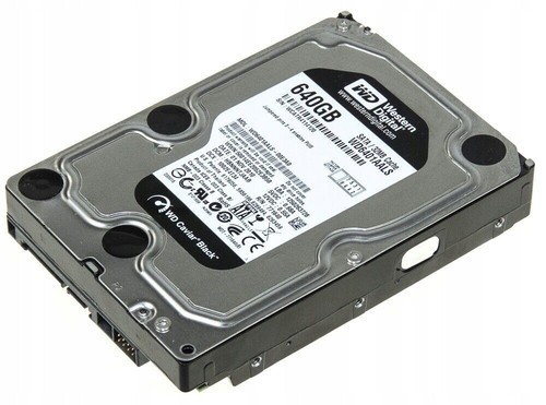 HARD DRIVE WD6401AALS 640GB SATA 7.2K 32MB CAVIAR BLACK - Picture 1 of 2