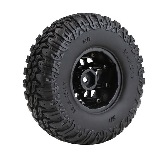 105MM 1.9 Inch Tire Wheel Rubber Tires for 1/10 Trx-4 AXIAL SCX10 D90 CC01 - Picture 5 of 7