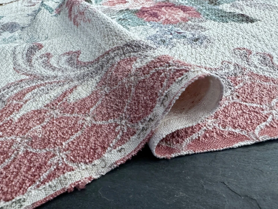 Tela de corteza francesa Shabby Chic rubor rosas y encaje artes y manualidades vintage Foto 4 de 4