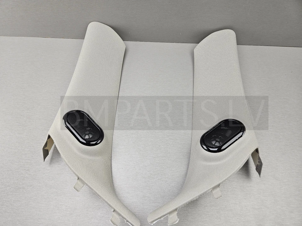 NEW GENUINE MINI F56 A-PILLAR TRIM HIFI PAIR SATELLITE GREY 7406019 & 7406020 - Image 2 of 4