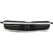 For 1996-1998 Honda Civic Grille Chrome Shell With Painted Black Ho1200124 For 1996-1998 Honda Civic Grille Chrome Shell With Painted Black Ho1200124