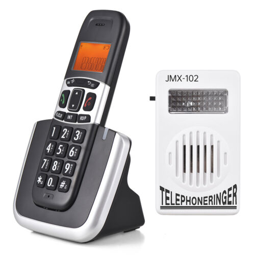 Expandable Cordless Phone System with Ringer Amplifier 3 Lines Hands-free W6W6 - Picture 1 of 12