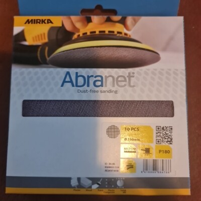 Mirka Abranet Ace Schleifscheiben 150 mm P180, 10 Stück