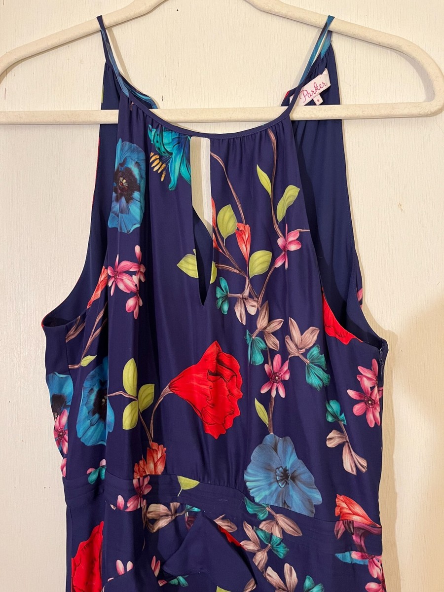 Parker Fit and Flare Floral Print Dress, Sz 8, NWOT | eBay
