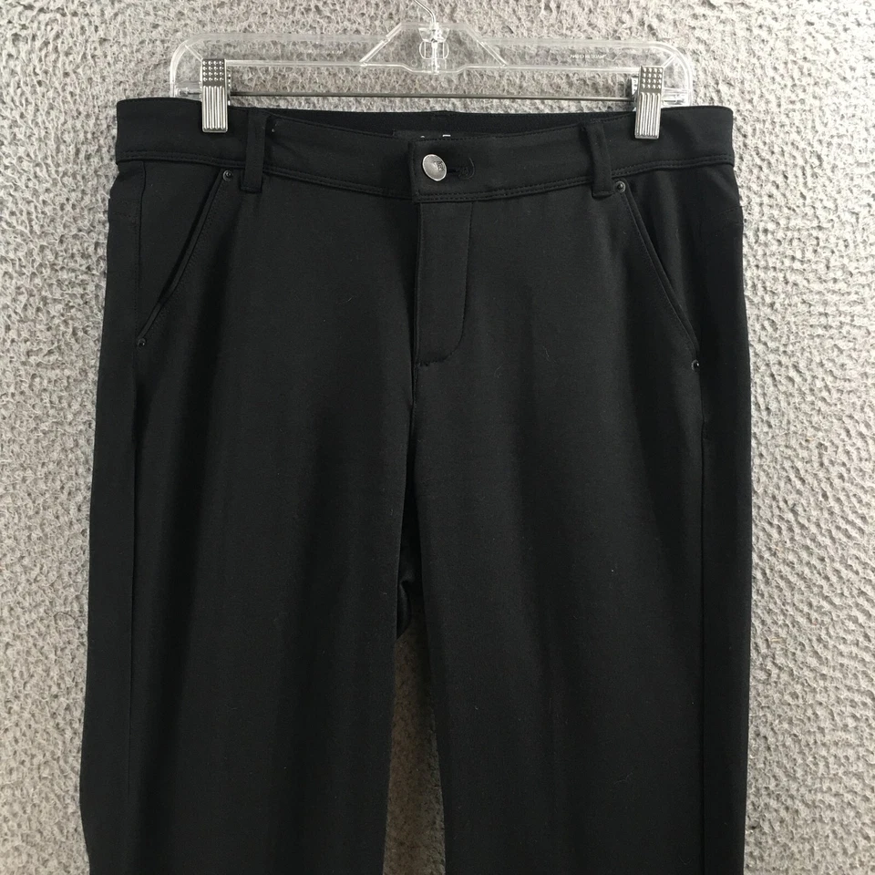 One 5 One Bootcut Pants Womens 10/30 (actual 33x31) Black High Rise Side Pocket - Image 2 of 4