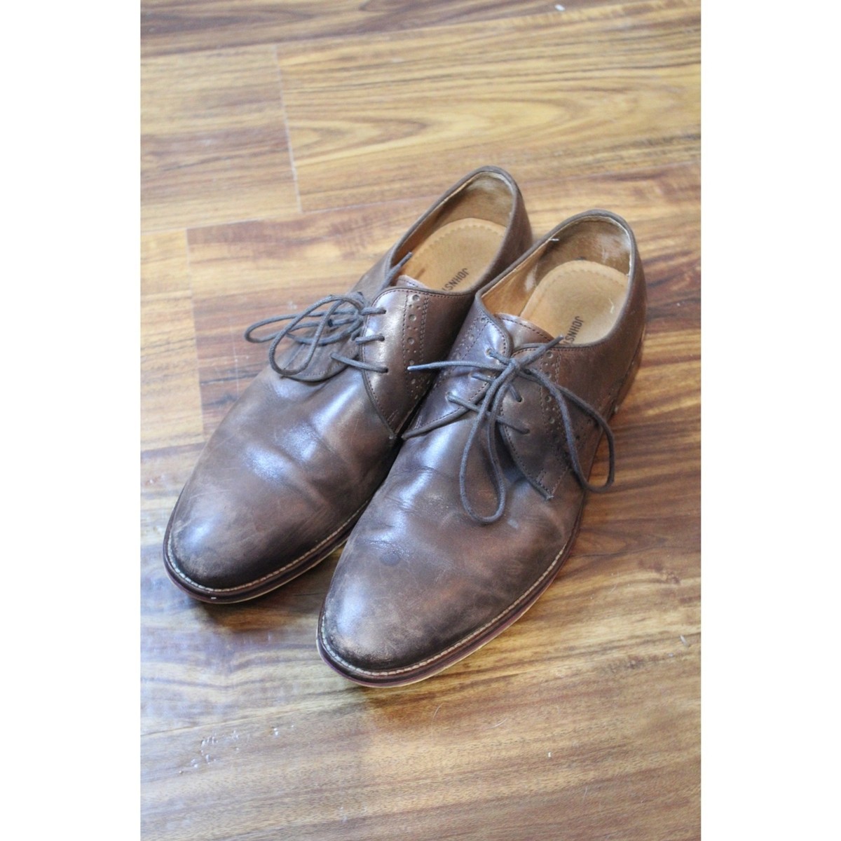 Johnston & Murphy Brown Leather Shoes Sz.‎ 10.5 Johnston & Murphy Men main image 3