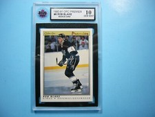 1990/91 O-PEE-CHEE PREMIER HOCKEY CARD #6 ROB BLAKE ROOKIE RC KSA 10 GEM MT OPC