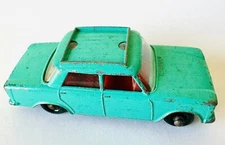 Lesney Matchbox No 56 Aqua Teal Green Fiat 1500 1968 Toy 2.60” Length 1/64