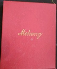 Hand Mirror Comb Set Antique Peacock Painted Sterling Metal Vintage Vanity Plate