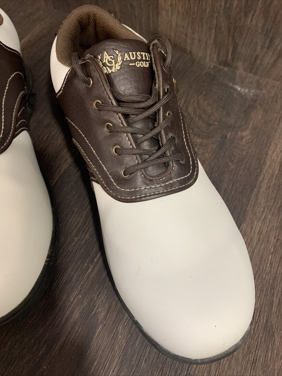 Austin Golf shoes brown and white oxfords in size 10D Austin Golf | Shoes | Austin Golf Shoe Brown And White Mens  main image 2