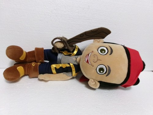 JAKE AND THE Neverland PIRATES  14" PLUSH Character Disney Store Captain Jake - Picture 5 of 9