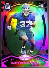 2021 Panini Certified Football Pink Gary Brightwell RC New York Giants  #/199 💎