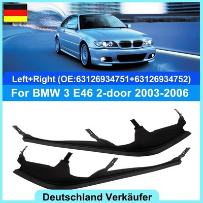 2PCS L+R Dichtung Scheinwerfer Gummidichtung Für BMW 3er E46 03-06 2Tür LCl