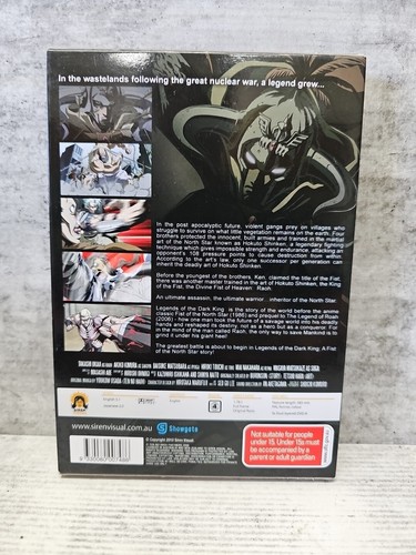 Fist Of The North Star - Legends Of The Dark King (DVD, 2008) - Picture 2 of 3