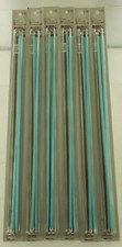  6 Vintage SUSAN BATES Silvalume Knitting Needles Sz 7 4.5mm 14" NOS