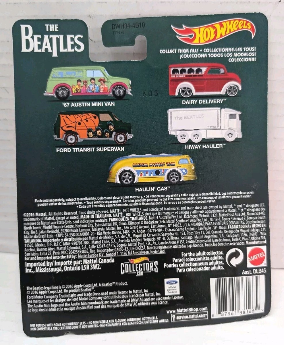 Hot Wheels 2017 Pop Culture The Beatles Rubber Soul Ford