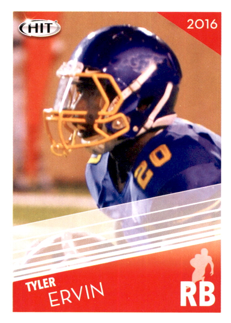2016 SAGE Hit Premier Draft Tyler Ervin Rookie RC Insert PWE Texans #122