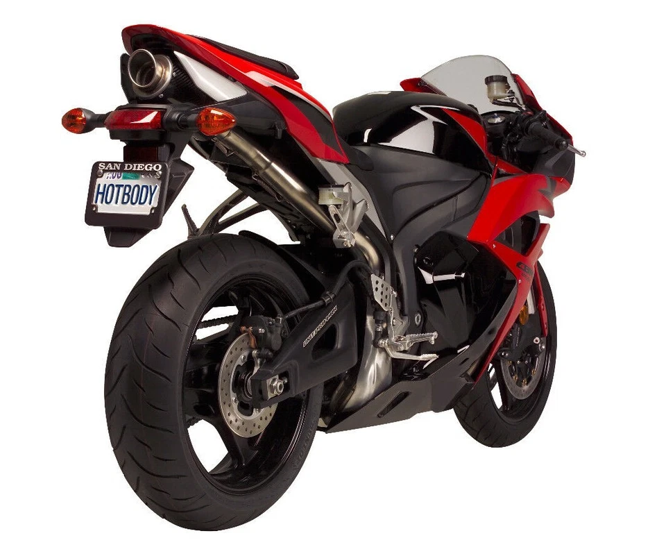 Escape de fibra de carbono CBR600RR MGP 2007-2022 deslizable 2009 2010 2011 Hotbodies Foto 3 de 4