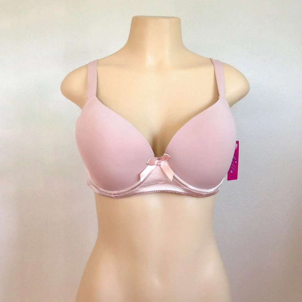 Sujetador liso talla grande con lazo beige coral fucsia verde azulado negro blanco D DD 1600  Foto 2 de 4