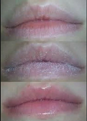 Bálsamo labial Aquafina, PURO ORIGINAL, aceites de jojoba y almendras y vitamina E .1 oz Foto 4 de 4