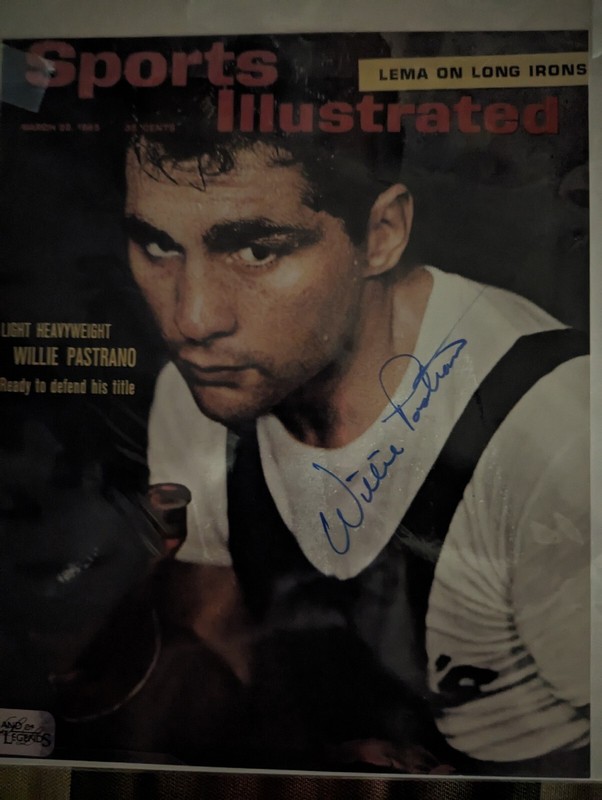 willie pastrano Signed 8x10. I Only Ship To USA 