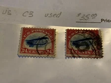  #C3 1918 Airmail, Please refer to pictures, Nice Price for One Stamp