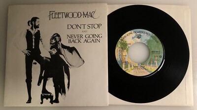 Fleetwood Mac / Don't Stop & Never Going Back Again / 45 with rare  PS / NM+