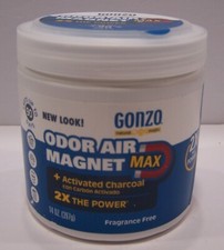 Gonzo Natural Magic Fresh Scent Odor Air Magnet with Charcoal 14 oz.