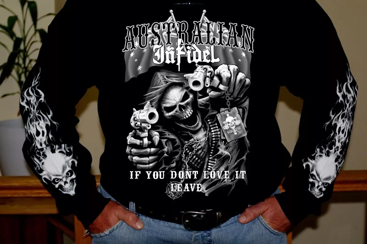 long sleeve biker t shirts australia