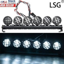 6 LEDs Lights Kit Roof Bar LED Light Lamp for 1/10 TRX4 SCX10 90046 Truck RC Car