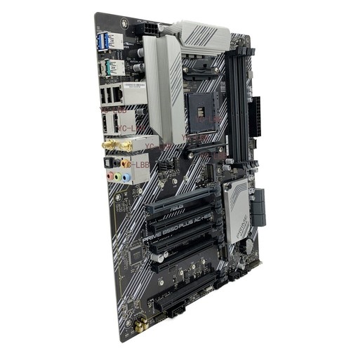 AMD B550 Motherboard ASUS PRIME B550-PLUS AC-HES AM4 DDR4 for Ryzen 3/5/7/9 CPU - Afbeelding 3 van 6
