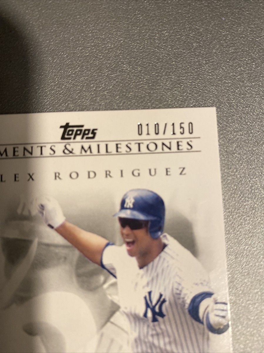 【1/1】ALEX RODRIGUEZ Moments＆Milestones Alex Rodrigues 2007 Topps Moments & Milestones /150 #1 Baseball | eBay