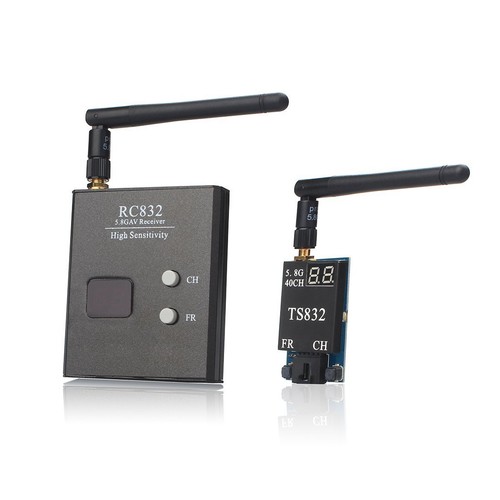 AKK TS832+RC832 5.8G 2000M Range FPV Audio Video Transmitter and Receiver for 